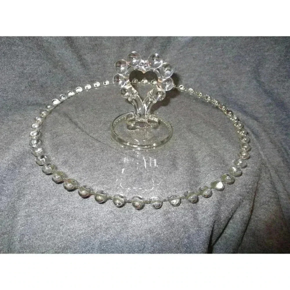 Candy dishes/Hor Deurve tray/ Relish Tray vntg Imperial Glass Candlewick - Picture 6 of 9